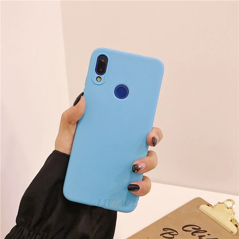 Матовый Силиконовый чехол для телефона huawei nova 5 5i 5t 4 3 3i 3e 2i 2s 2 lite plus Мягкий ТПУ чехол карамельного цвета