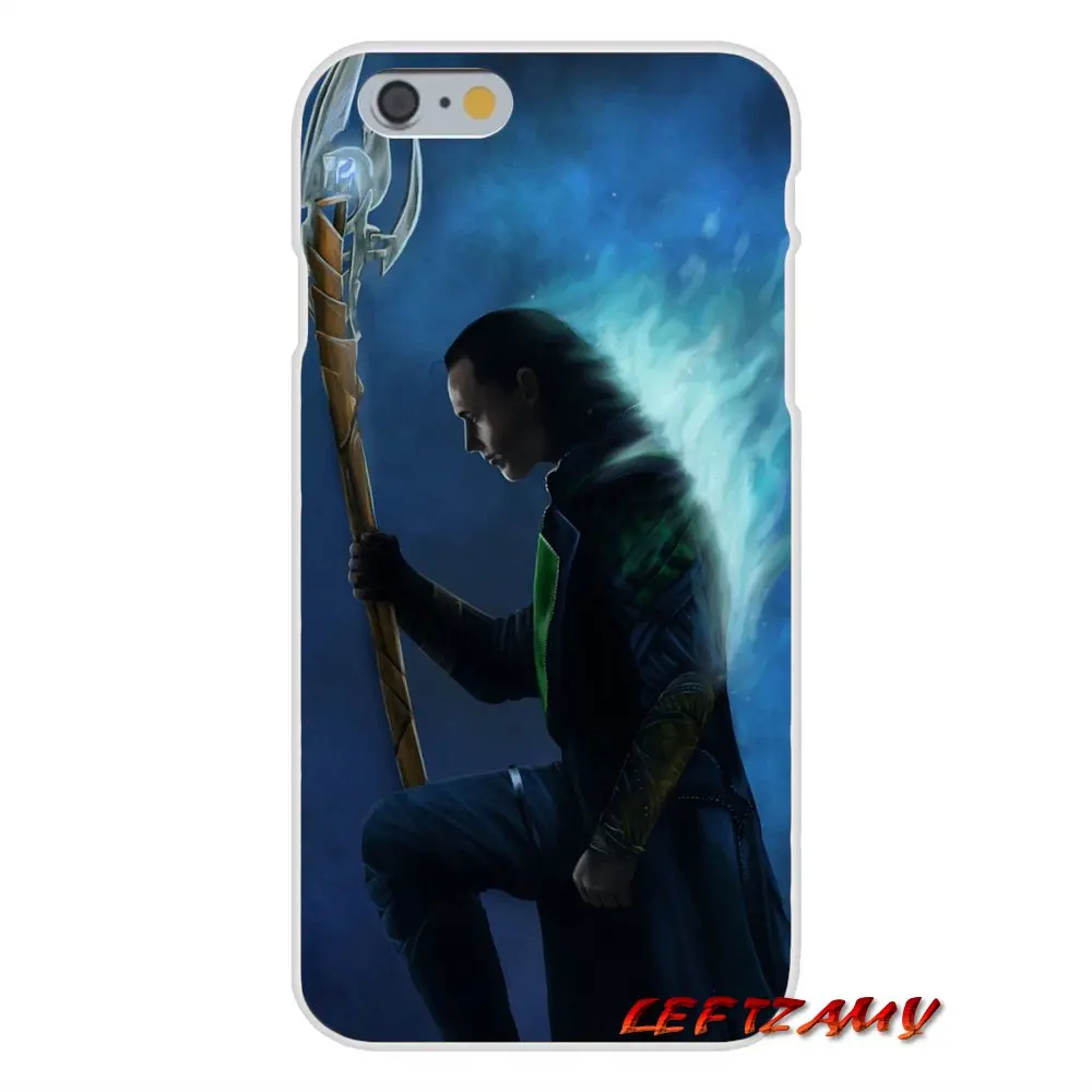 For iPhone X XR XS MAX 4 4S 5 5S 5C SE 6 6S 7 8 Plus ipod touch Accessories Phone Shell Covers Marvel Hero Loki | Мобильные телефоны