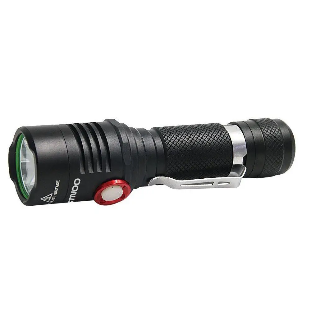 CASTNOO фонарик яркий 5 режимов T6 3800LM тактический светодиодный Фонарь для