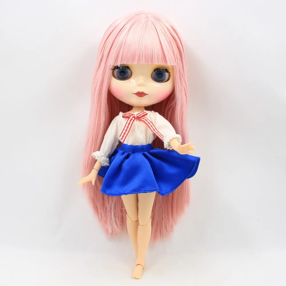 Фабричная кукла blyth 260BL6122 светильник розовые волосы с челкой игрушка в подарок