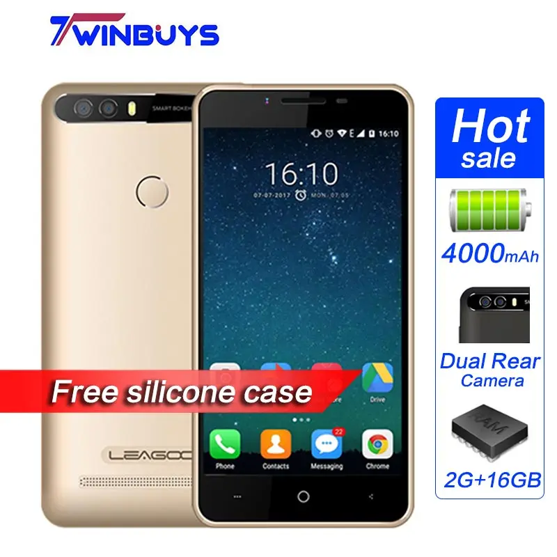 Leagoo kiicaa power Мощность смартфон 5.0 &quotдвойной сзади Камера Quad Core MTK6580A Android мобильного