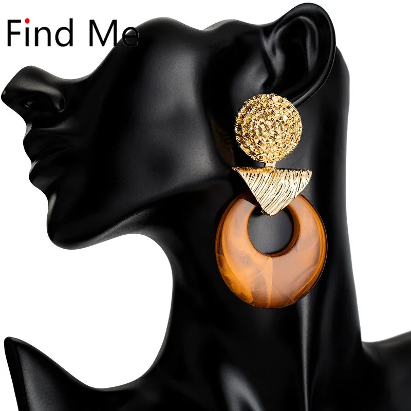Женские Геометрические серьги Find Me длинные Винтажные в стиле бохо большие