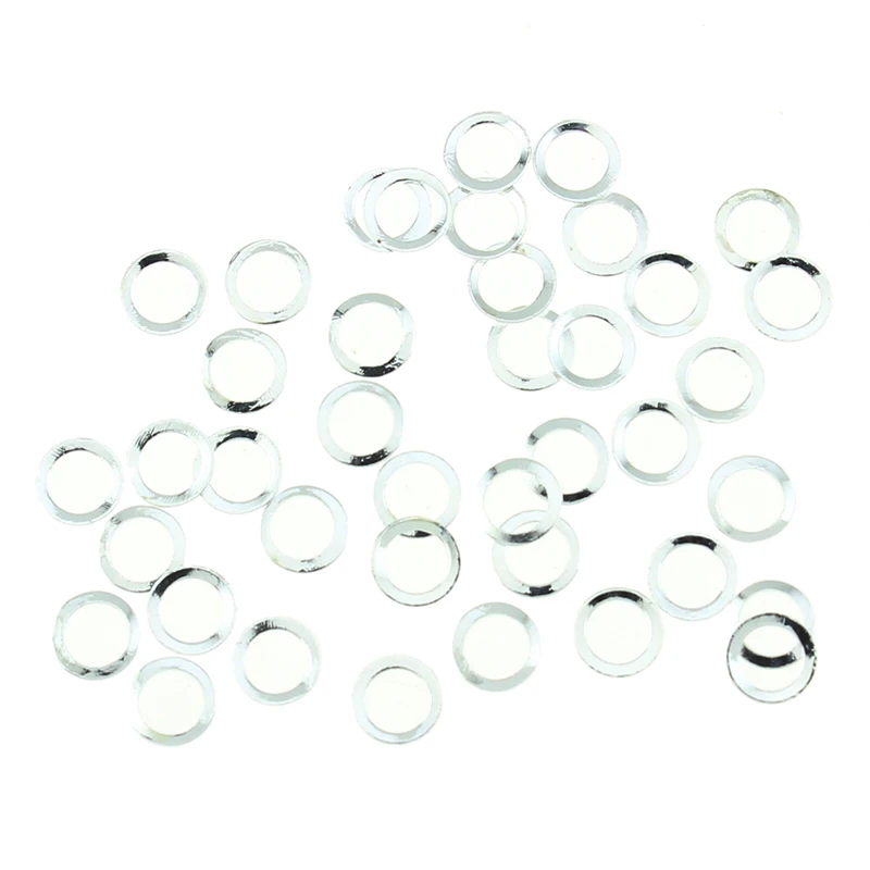 100 шт./лот золотые серебряные 2 вида цветов медные полые кольца дизайн Diy