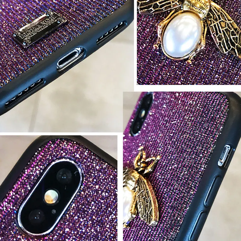 Роскошный брендовый силиконовый чехол для iPhone 6 S 7 8 Plus X XS |