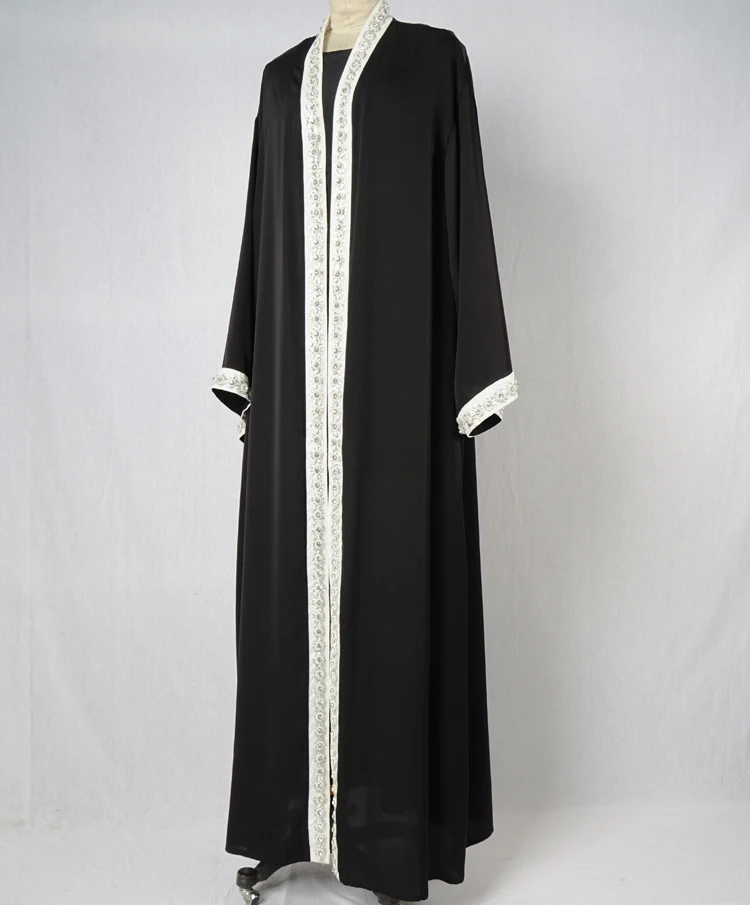 Модное мусульманское платье Abaya в Дубае мусульманская одежда для женщин Jilbab Djellaba