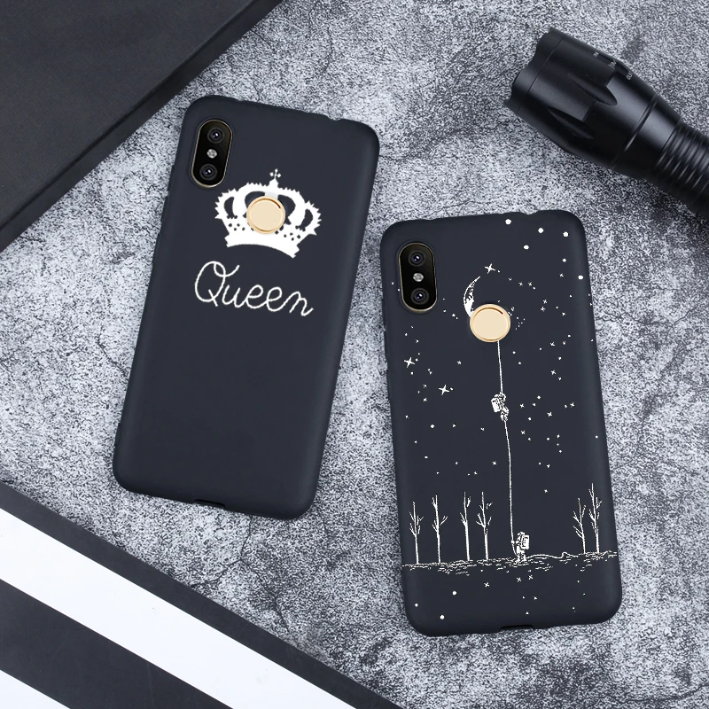 Милый мультяшный чехол для телефона Xiaomi Redmi Note 6 Pro 5 4X 4A Plus силиконовый с рисунком