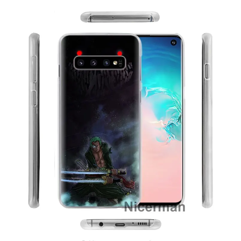 Одна деталь Зоро, Луффи телефон чехлы для samsung Galaxy S10e S10 плюс S8 S9 плюс S6 S7 край A40 A50 A70 M20 случае Coque