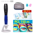 Низкая Температура usb безопасности 3D Ручка 3d принтерной ручки и pcl нити подходит для детского Стерео инструменты для граффити рождественские подарки