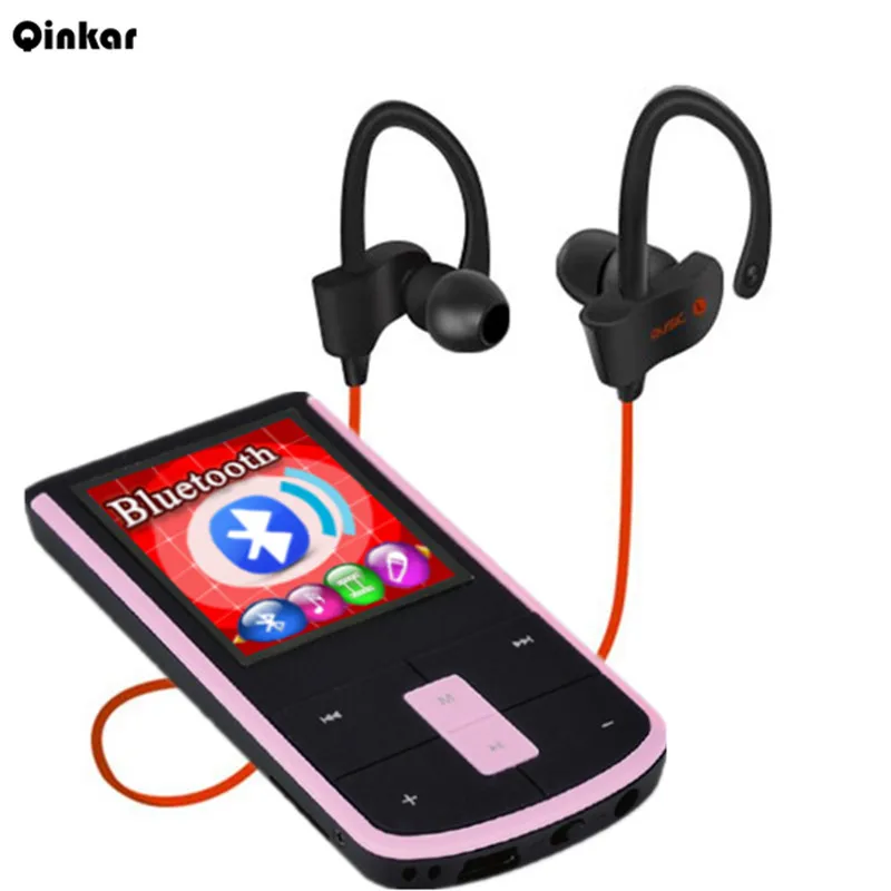 Qinkar bluetooth MP3 плеер Спорт BT388 + Bluetooth наушники BT спортивные беспроводные мини