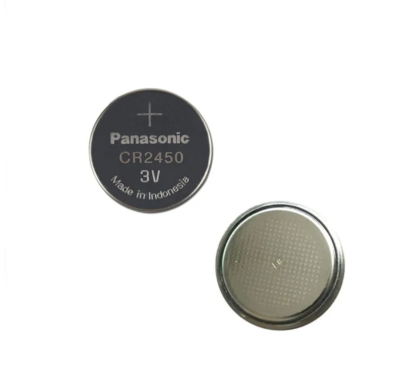Новые оригинальные Литиевые кнопочные батарейки Panasonic CR2450 CR 2450 3 в для часов