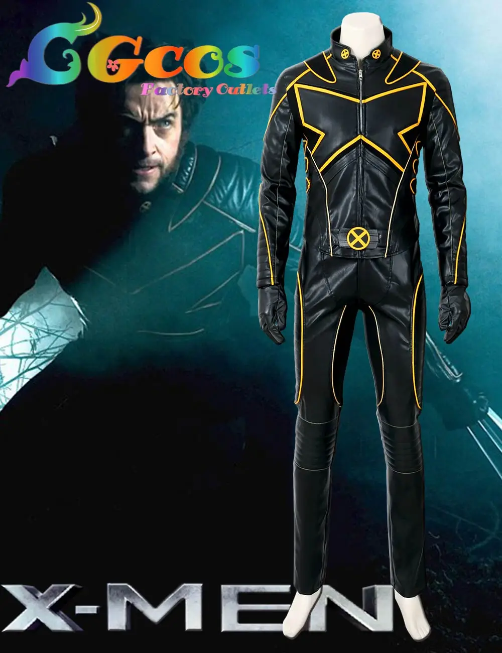 CGCOS Бесплатная доставка костюм для косплея Икс Джеймс хаулетт Логан Росомахи из