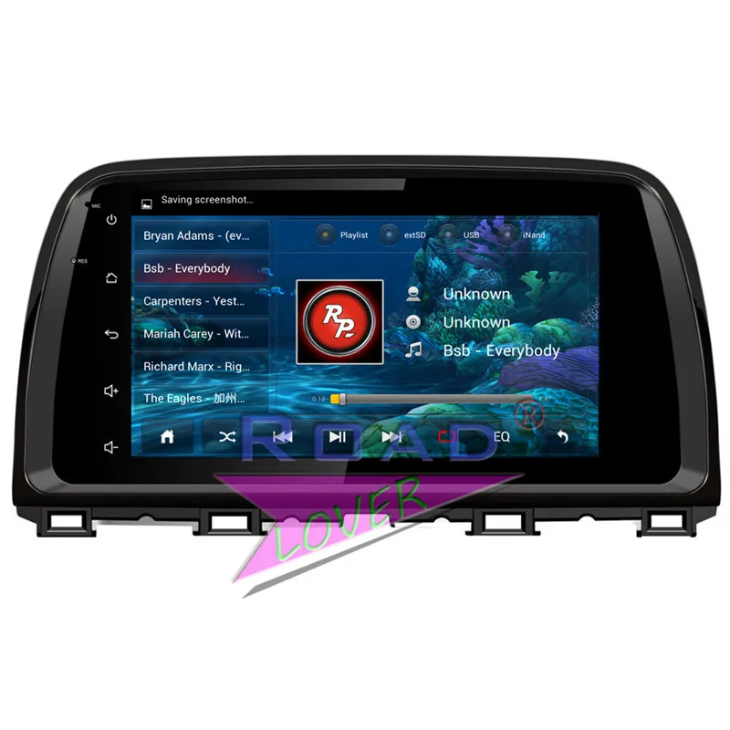 Roadlover Android 6 0 Автомобильный медиа центр радио для Mazda CX 5 2014 Стерео GPS навигация два