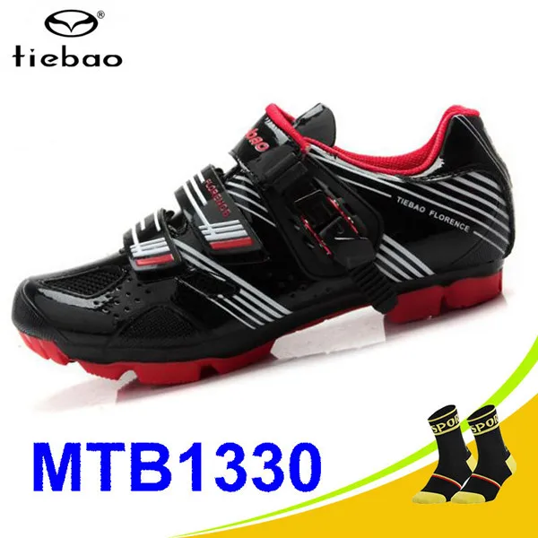 1330 MTB balck Tiebao Sapatilha Ciclismo Mtb велосипедная обувь Профессиональная Мужская дышащая велосипедная обувь велосипедная самоблокирующаяся спортивная обувь для верховой езды - Цвет: 1330 MTB balck