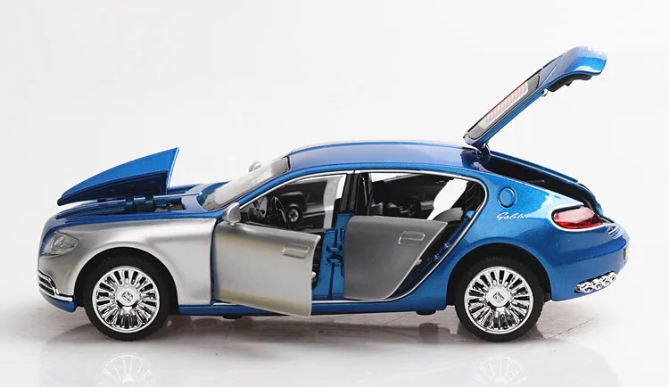 1:32 игрушечная машинка Bugatti Galibier, металлическая игрушка, литая машинка, Литые и игрушечные машины, модель автомобиля, миниатюрная модель автомобиля, игрушки для детей
