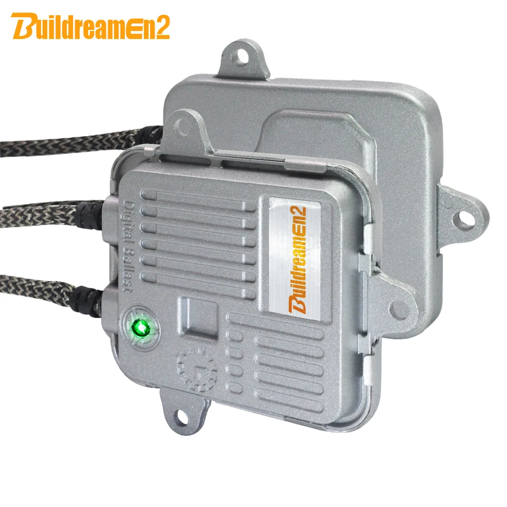 Buildreamen2 55 Вт AC HID ксеноновый цифровой балласт блок зажигания с сигнальной лампой
