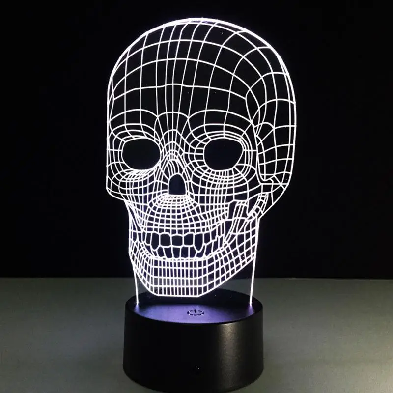 3D лампа видимого света эффект сенсорный выключатель и Дистанционное управление