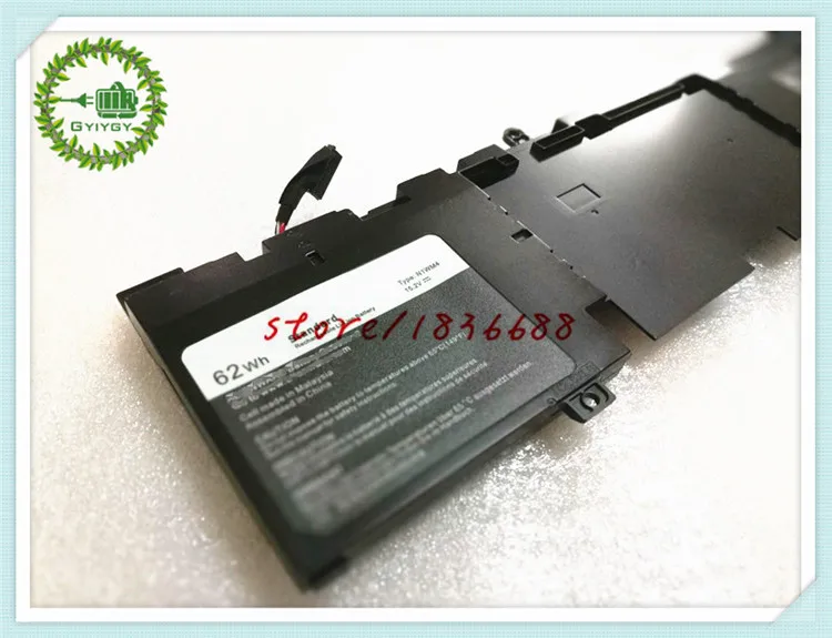 GYIYGY 15 2 V 62wh N1WM4 02VMGK Аккумулятор для ноутбука DELL ALIENWARE 13 R2 2P9KD 3V806 серии