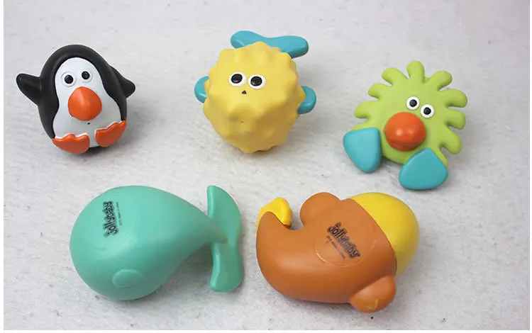 9 см 5 шт. JOLLYBABY детский игрушечный водяной спрей для купания игры в воду каваи