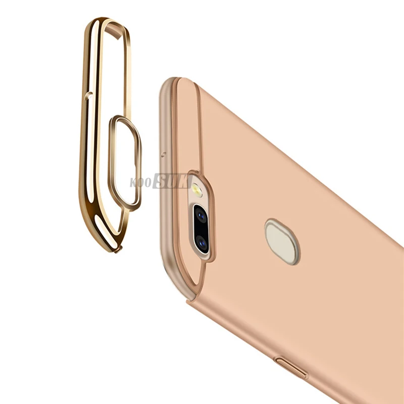 Для OPPO R15 чехол 3 в 1 Жесткий PC полная защитная оболочка Противоударная Роскошная