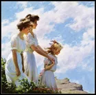 Вышивка для вышивки сделай сам, Французский DMC, высококачественные наборы для вышивки крестиком, картина маслом 14 карат на скале