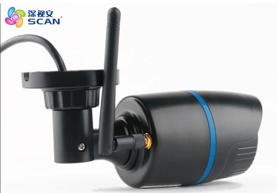 2.0mp 1080p цилиндрическая Ip камера Wifi Беспроводная камера наблюдения обнаружения движения наружная водонепроницаемая черная пластиковая веб-камера горячая распродажа