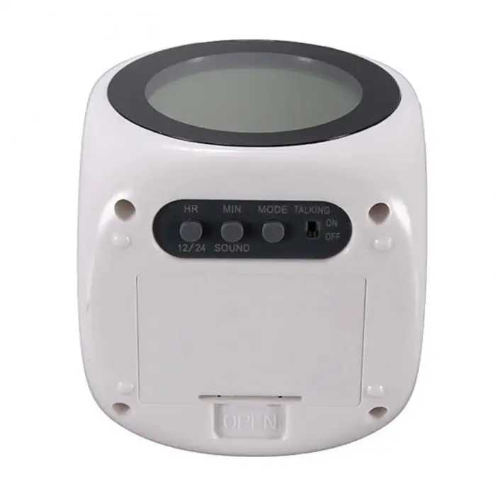 Digital LCD Display Voice Talking Projection Alarm Clock Weather Station LED Projection with Temperature Wake Up Projector Clock