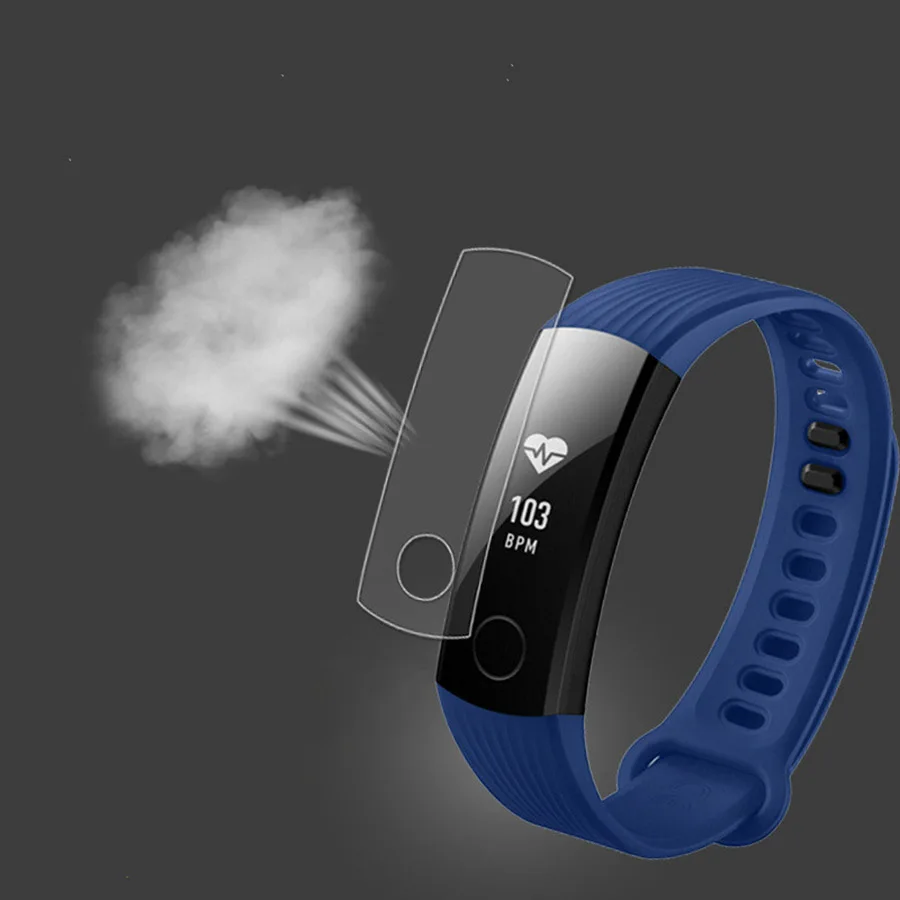 100 шт. 3D пленка из мягкого ТПУ Экран протектор для huawei Honor Talk Band 4 3 A2 B5 B2 B3 Band 2 pro B29 B19 Смарт прозрачная HD защитная пленка