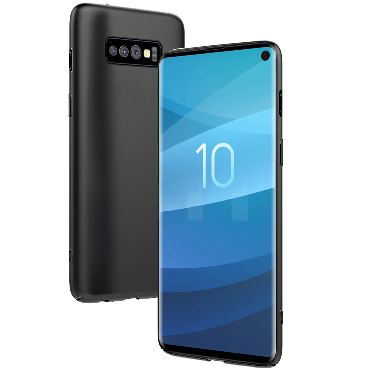 Для samsung S10 плюс Чехол S10e чехол ультра тонкий матовый ТПУ для задняя половина
