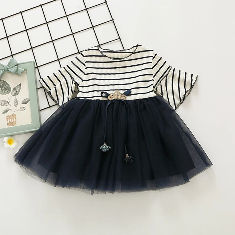 Платье для маленьких девочек Детские праздничные платья костюм принцессы От 1 до