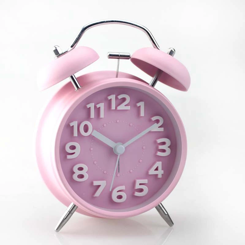 1 шт. супер громкий ленивый будильник Ретро Металлические Настольные Часы