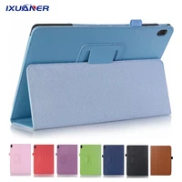 for 10 1 lenovo tab p10 tb x705fl holder stand pu leather case for lenovo m10 tb x605fn tablet case cover fundas shell bag
