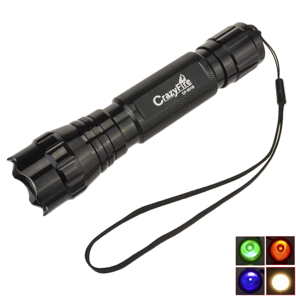 Светодиодный мини фонарик супер яркий тактический фонарь 1000 лм для охоты 5