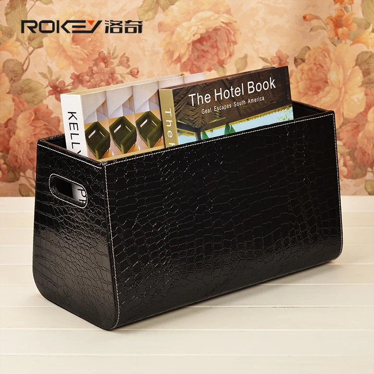 

Рокки Черный крокодил ударная секция форма газет и журналов корзина для хранения