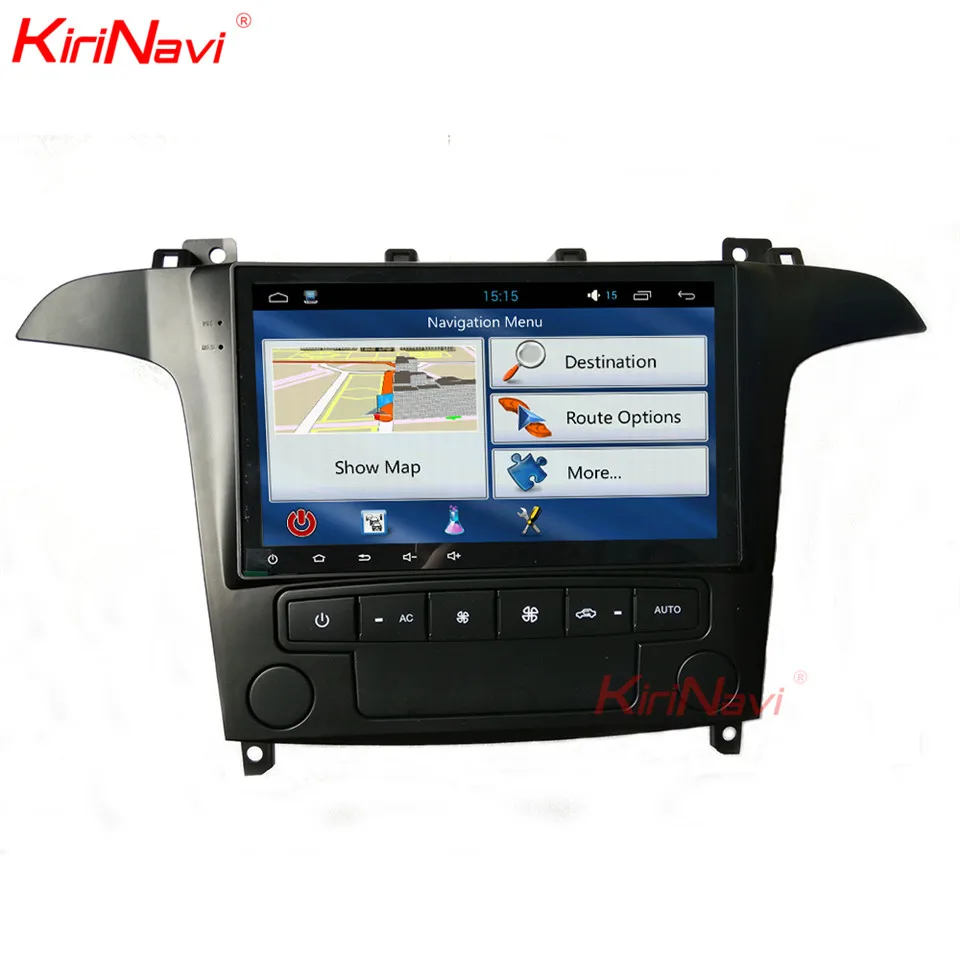KiriNavi " сенсорный экран Android 6,0 стерео для Ford S-Max радио мультимедиа gps навигация wifi подходит Авто AC руководство AC
