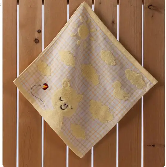 3 шт./лот, 35*35 см, мультяшное мягкое полотенце для рук, хлопковое детское полотенце для рук, милое детское полотенце,, FG688 - Цвет: 3