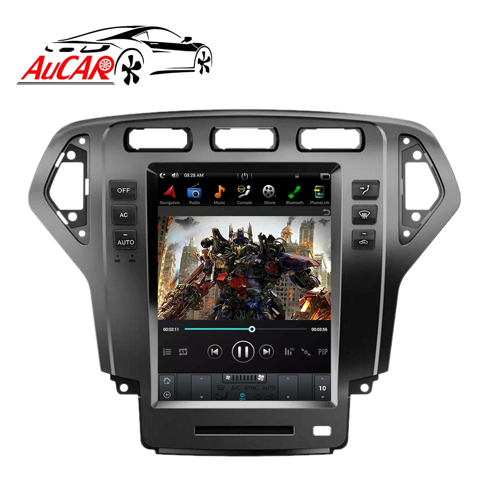 Tesla Style 10 4 &quotдля Ford Mondeo 2007 2010 автомобильное радио 2 DIN Android 8 1 кассетный плеер din