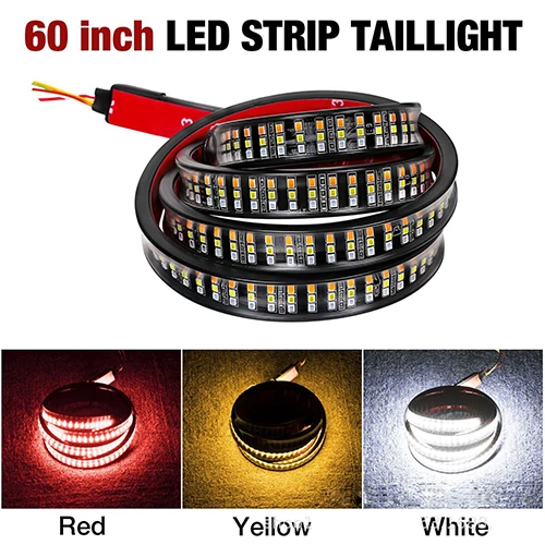 60 дюймов мягкая многофункциональная лента 504 SMD светодиоды задний фонарь для