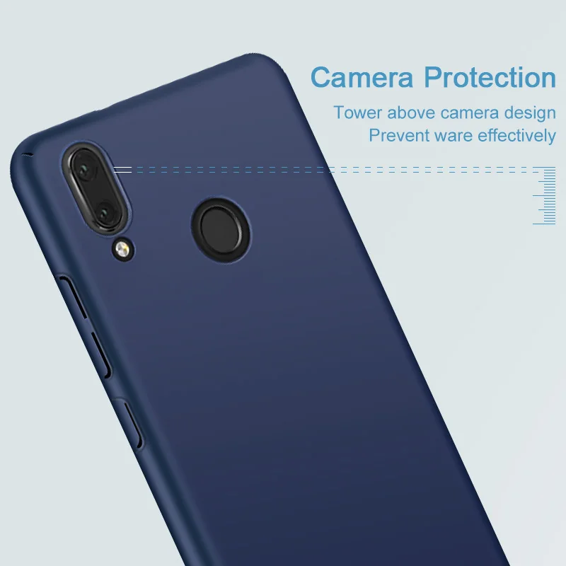 Жесткий чехол IMAK Jazz для huawei P20 Lite/Nova 3E Роскошный Глянцевый защитный из