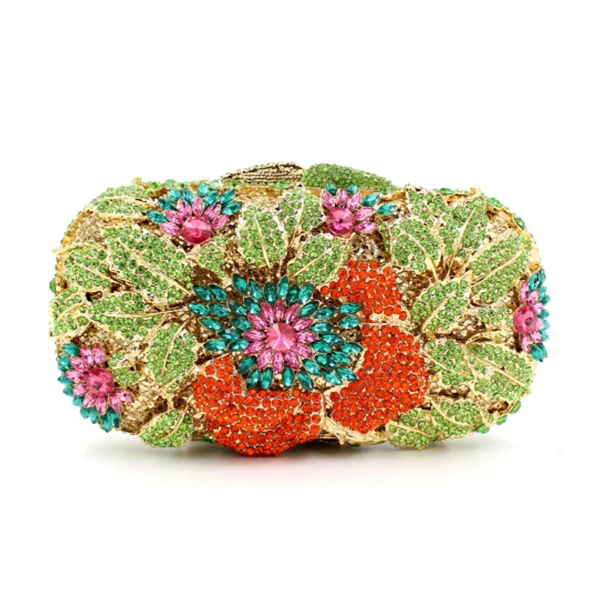 Женская новая модная Роскошная вечерняя сумочка для выпускного вечера зеленые