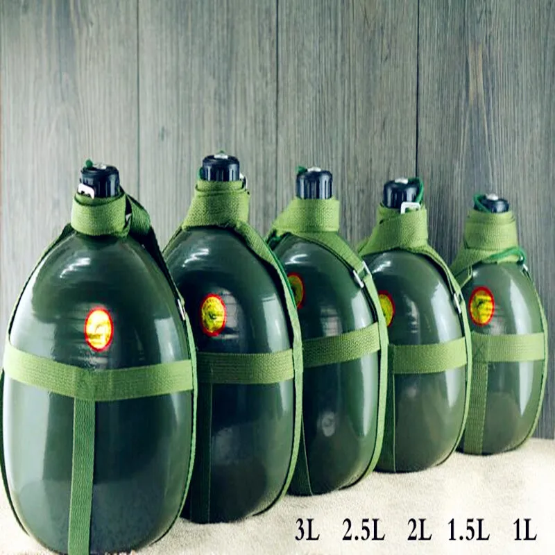 Армейская бутылка для воды из алюминиевого сплава, военная столовая, походный чайник для выживания, походная посуда, 10 цветов