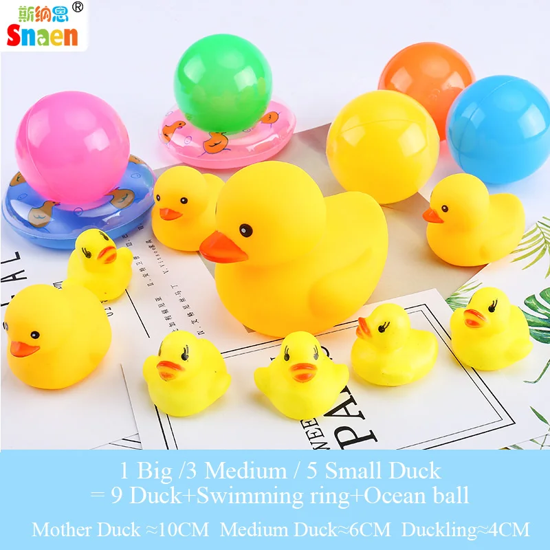 Snaen резиновая желтая утка Ducky Baby Shower сувениры для дня рождения сжимаемые милые
