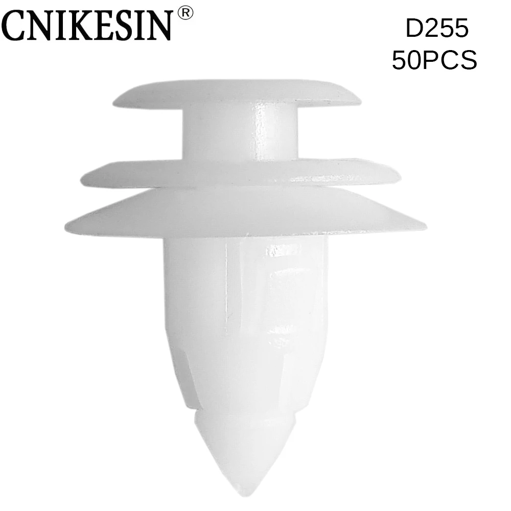 CNIKESIN 50 PCS D255 нейлон Фиксатор автомобильный 9 7 мм отверстие багажник дверь защита