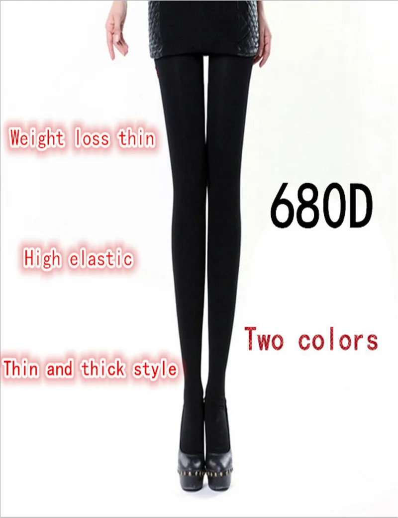 Высококачественные женские сексуальные тонкие чулки 680D колготки компрессионные
