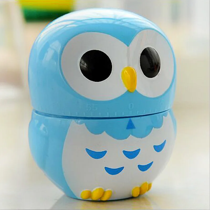 Кухонный таймер в виде совы механический прибор для приготовления пищи форме