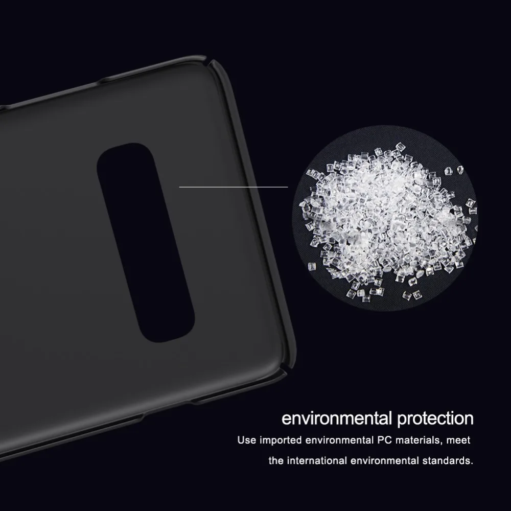 Чехол для samsung Galaxy S10, матовый чехол NILLKIN, жесткий матовый чехол для телефона s, для samsung S10 Plus/S10 Lite, с держателем для телефона