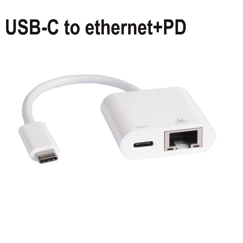 Usb type C USB-C ethernet Gigabite сетевой адаптер USB-C USB 3,0 hubX3(набор микросхем Realtek - Цвет: Ethernet and PD