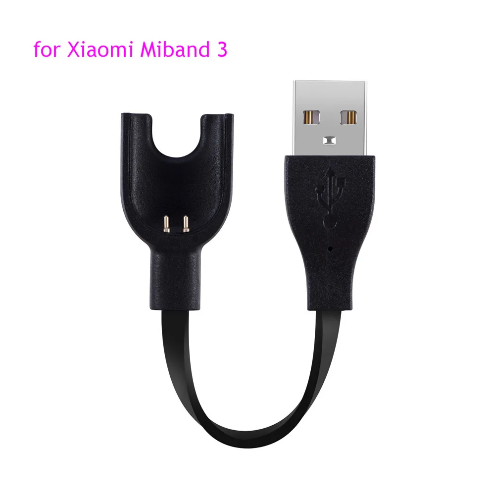 charger 2 Для Xiaomi Mi Band 4 3 2 сменный ремешок для часов из ТПУ, защитная пленка из закаленного гидрогеля, usb-кабель для зарядки - Цвет: charger 2