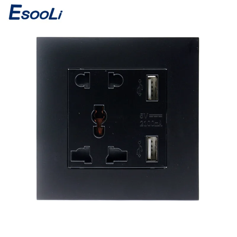 Пластиковая панель Esooli для умного дома от производителя универсальная розетка с