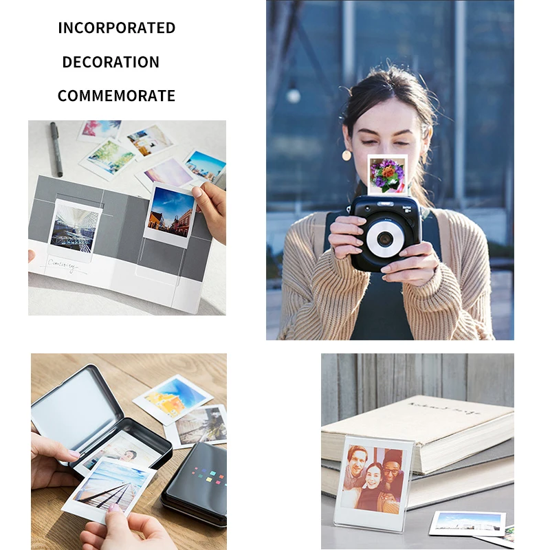 Подлинная Fujifilm Instax квадратный защитный экран 10 листов Фотобумага для