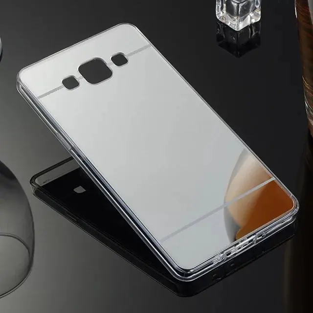 Роскошный зеркальный Мягкий чехол из ТПУ для Samsung Galaxy Note 3 4 5 6 J120 J210 J310 J510 j5 j7 Prime S9 S8